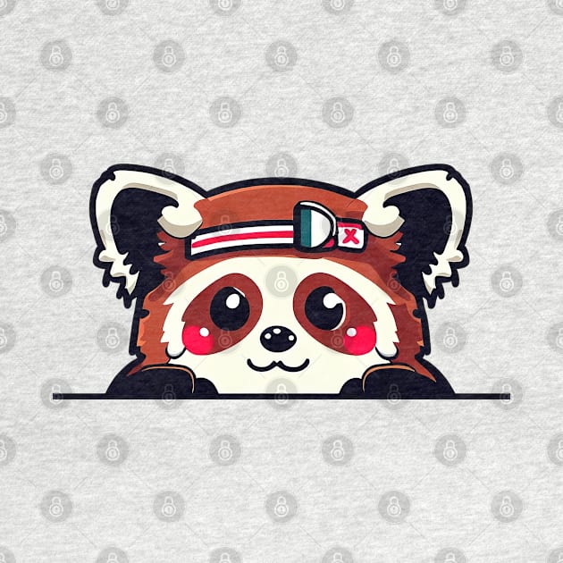 Sneaky japanese red panda so cutest by Deartexclusive